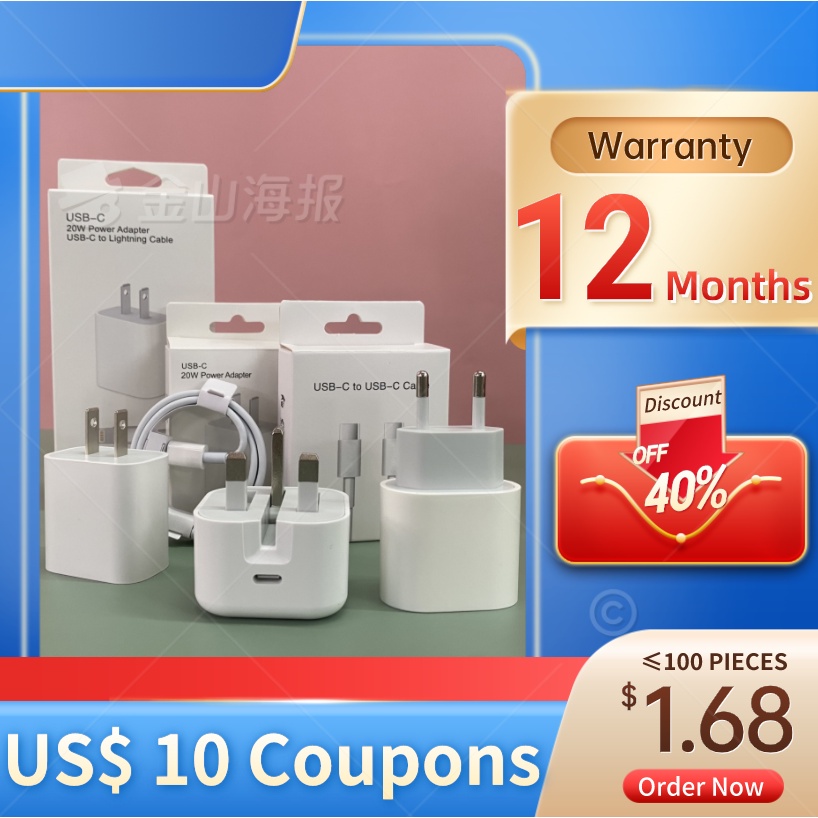 Bộ Sạc Nhanh usb Loại c 20w Cho apple iphone 14 13 12 pro max