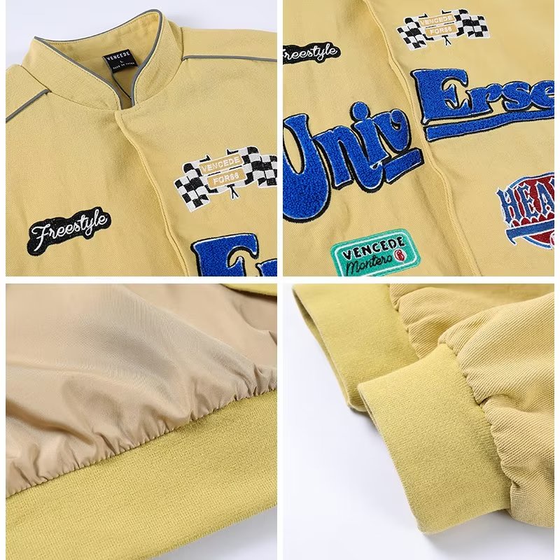 Áo Khoác Bóng Chày In Họa Tiết Phong Cách hip hop Thời Trang Cho Nam