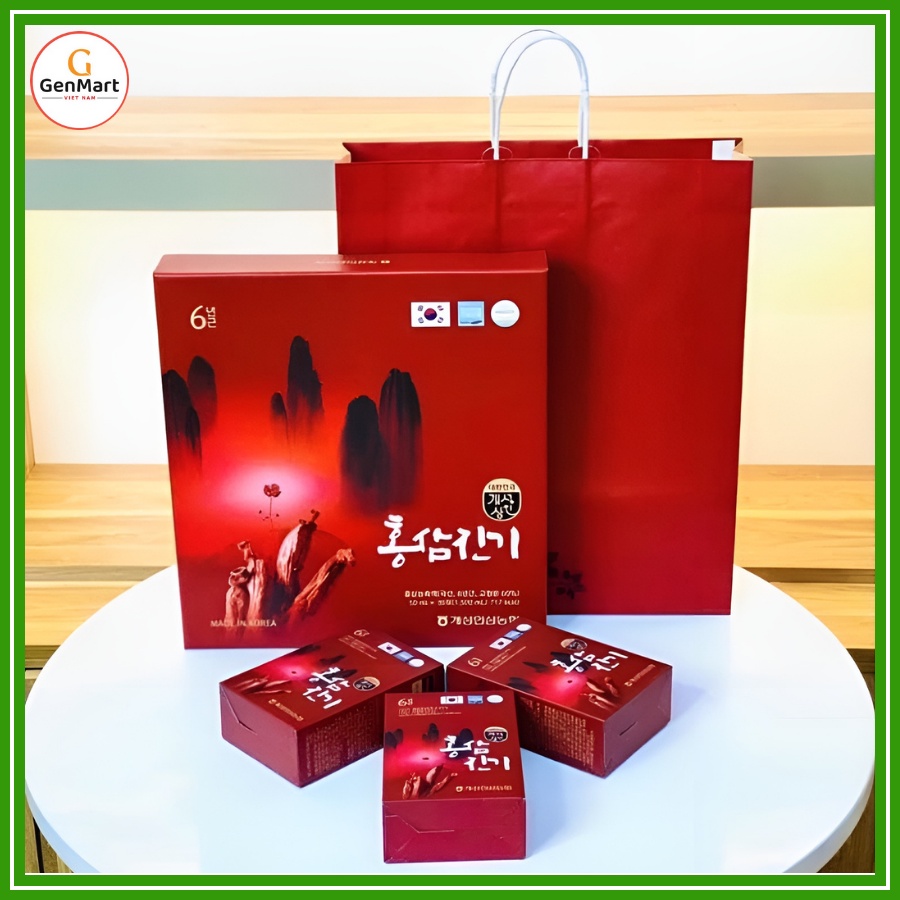 Nước Hồng Sâm Núi Chinki Cao Cấp Hàn Quốc Hộp 30gói x 50ml