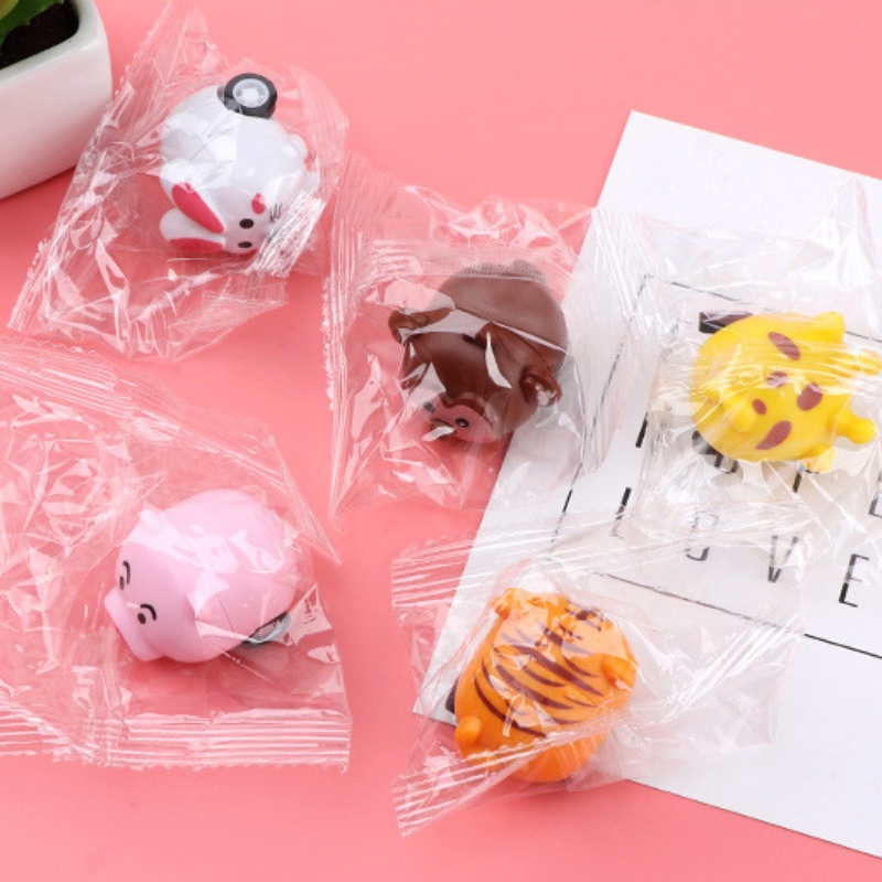Bộ 5 Mô Hình Xe Hơi Đồ Chơi Mini Họa Tiết Hoạt Hình Dễ Thương Cho Bé