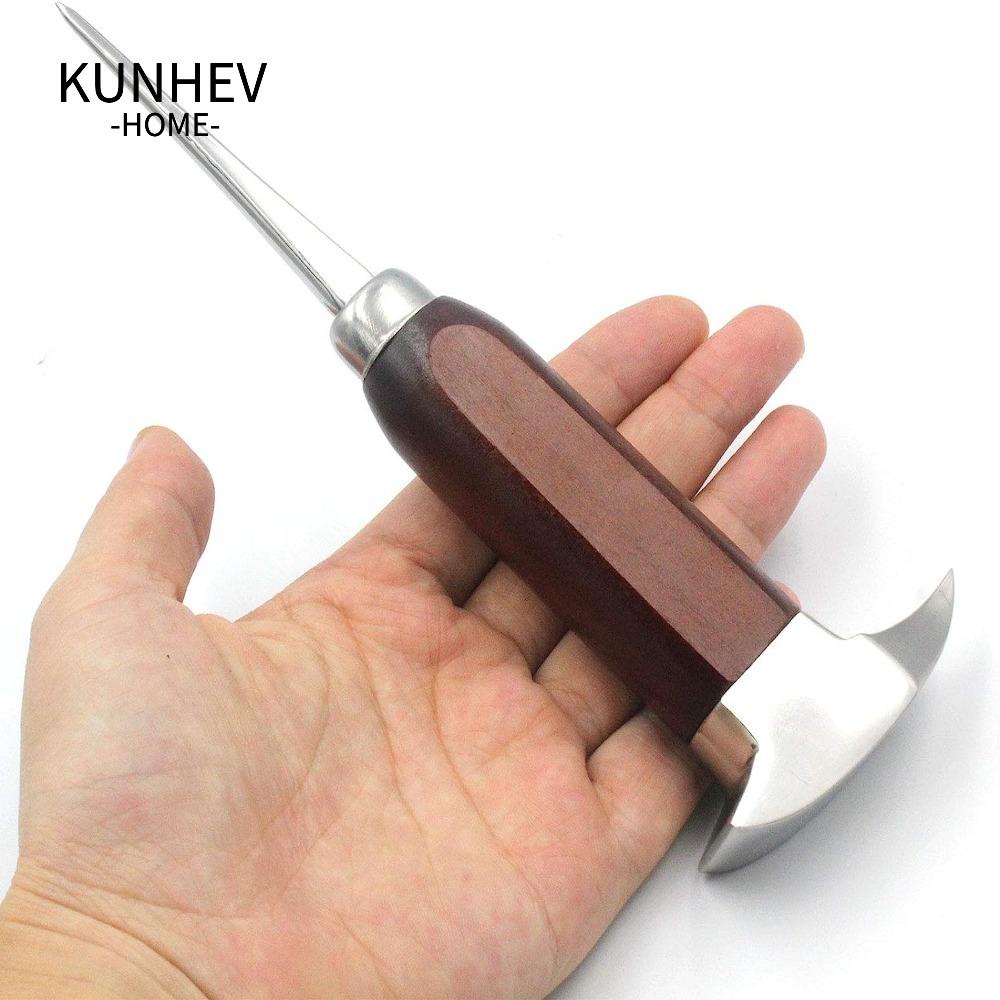 KUNHEV Dụng Cụ Đục Đá Chất Lượng Cao Tay Cầm Bằng Gỗ 6.7 Inch An Toàn Dễ Sử Dụng Cho Nhà Bếp Quầy Bar