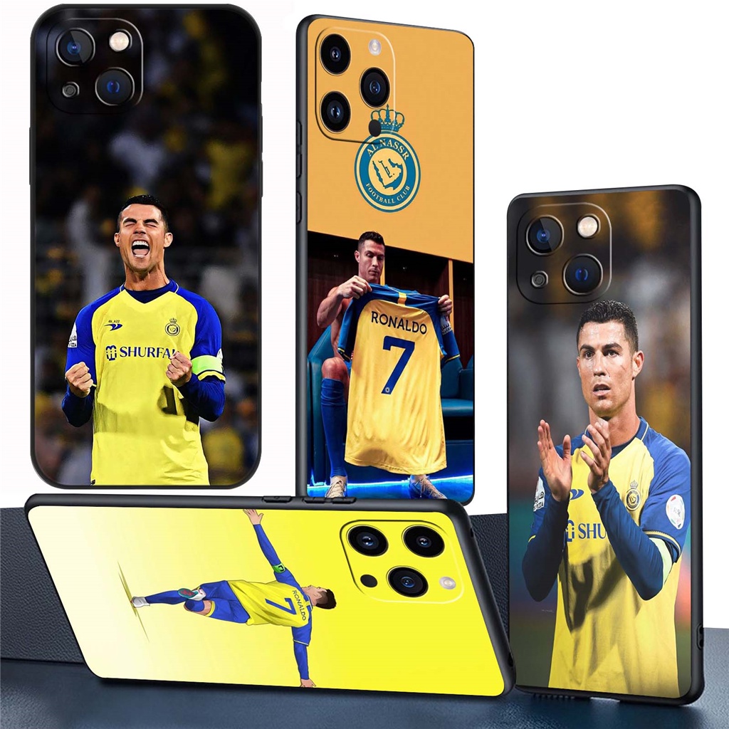 Ốp Điện Thoại Silicon tpu Mềm Hình cristiano ronaldo al nassr Cho iphone 7 8 14 plus 13 14 pro max 13 mini