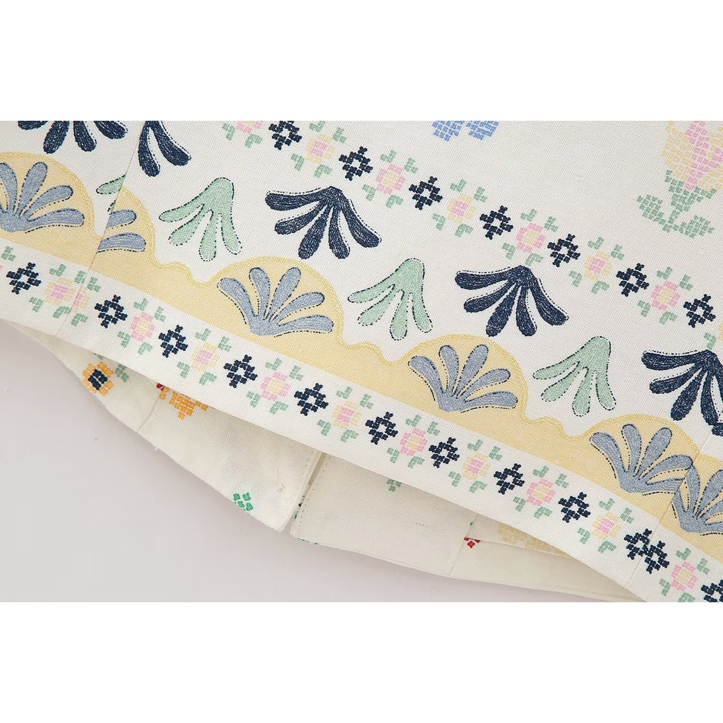 Áo vest + Quần In Họa Tiết qunz Pha Trộn 6010