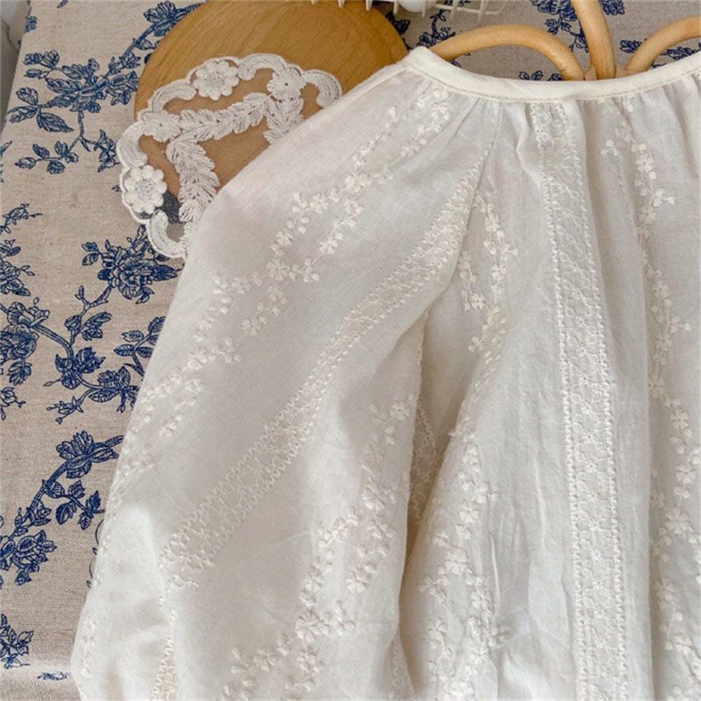 BEAR LEADER Áo Cardigan Cotton Cổ Tròn Tay Dài Màu Trơn Hình Gấu Cho Bé Gái 1-5 Tuổi