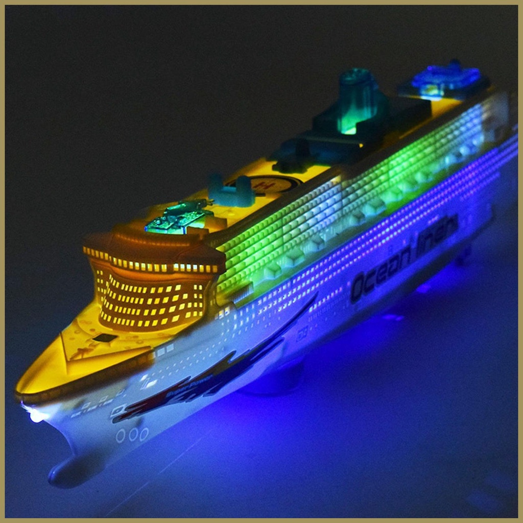 Đồ Chơi Tàu Thuyền Du Lịch Có Đèn LED Và Âm Thanh Vui Nhộn paca3vn