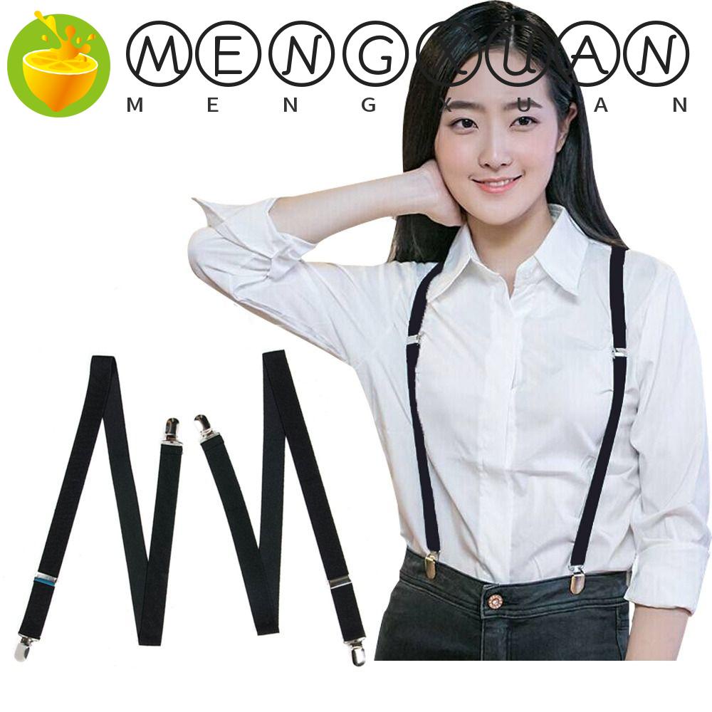 Dây Đai Kẹp Quần Yếm Màu Trơn Phong Cách Vintage Dành Cho Nam Nữ