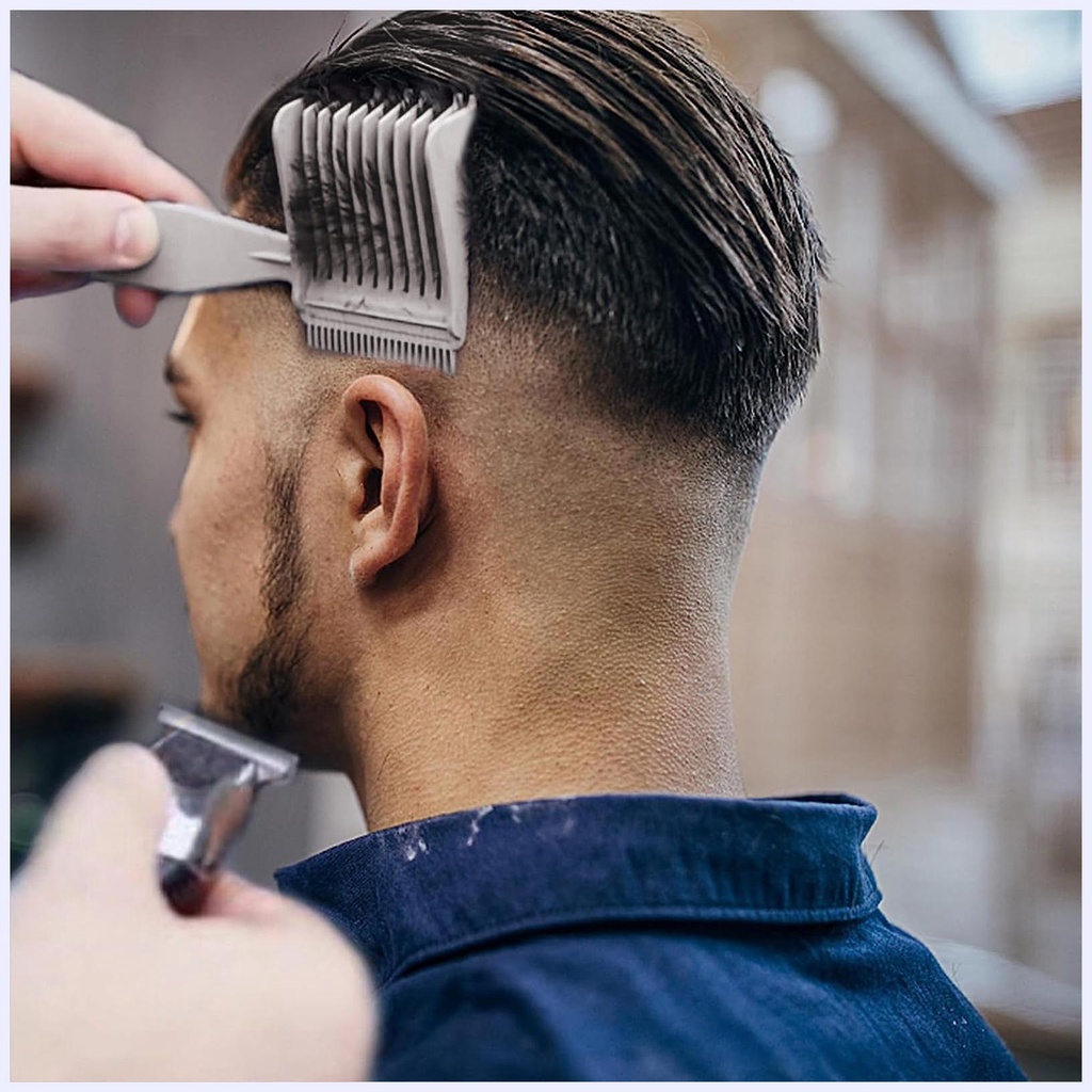 Lược Kẹp Chải Tóc Định Vị Đường Cong Chuyên Dụng Cho Nam