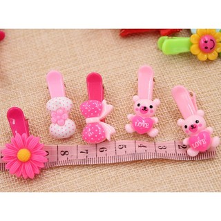 Set 4 kẹp tóc nhiều hình đáng yêu