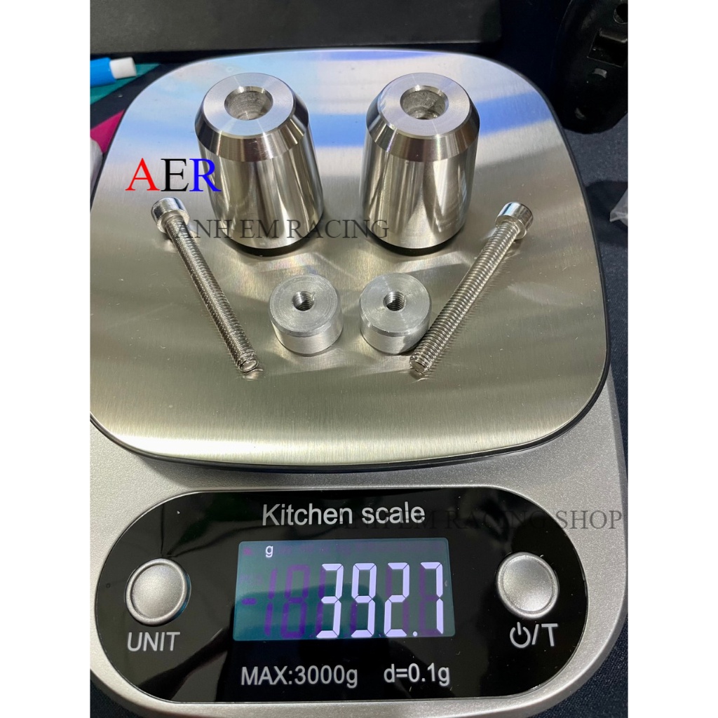 GÙ TAY LÁI NGUYÊN KHỐI INOX VÀ NHÚNG CACBON  MẪU V2