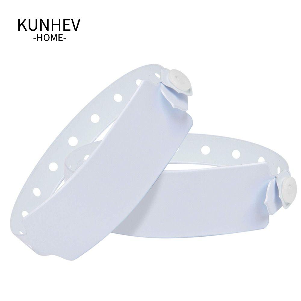 Bộ 100 vòng tay bệnh nhân KUNHEV bằng nhựa màu trắng chống nước cho bệnh viện