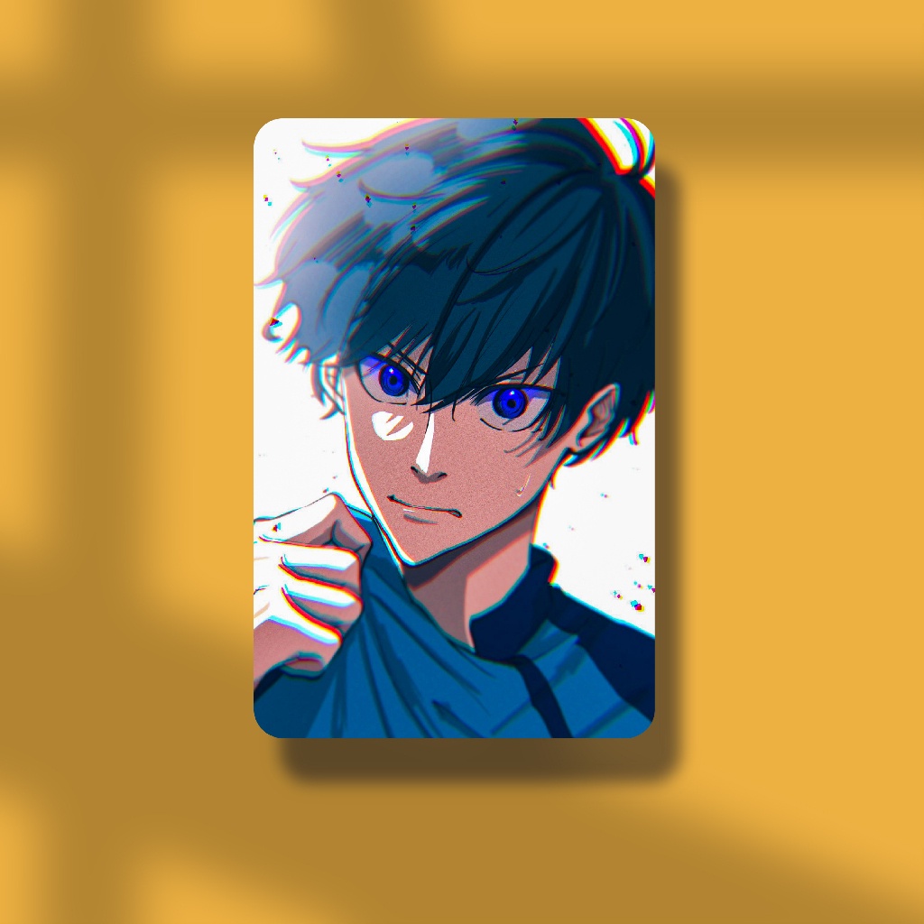 Thẻ Card Bo Góc Nhân Vật Anime Tiền Đạo Số 1 - Giấy Bìa Cứng - Có Màng Cán