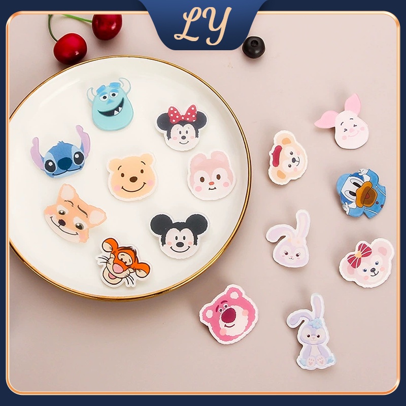 Trâm cài áo acrylic phim hoạt hình dễ thương Mickey Minnie sinh viên huy hiệu cá nhân trong quần áo mềm mại và dễ thương túi ghim trang trí phụ kiện nhỏ