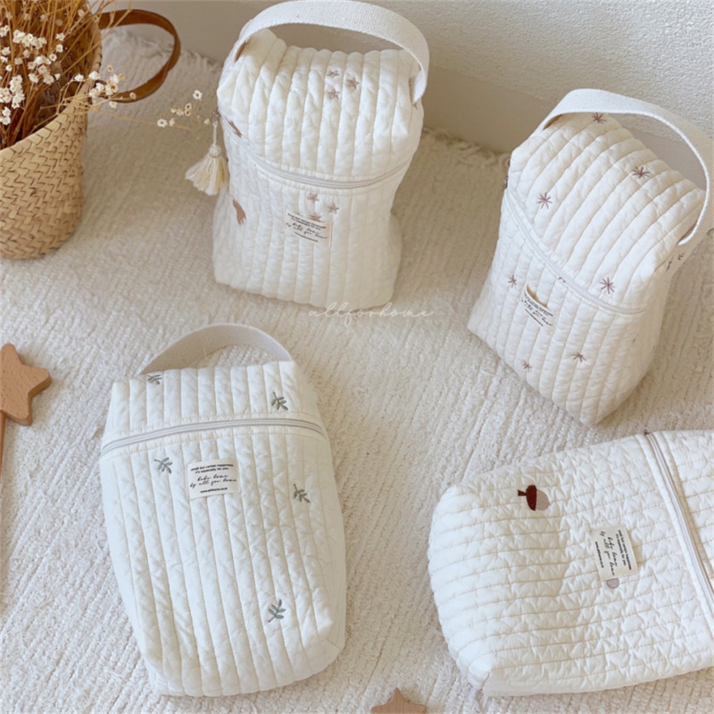 Ba lô Baby Mummy Túi đựng tã Túi đa năng cho bé Túi đựng tã chất lượng cao Có thể treo Xe đẩy Dây kéo Túi đựng tã di động cyn