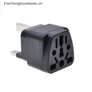 Everthinggooddown uk travel plug adapter type g multi-type conversion outlet socket to britain singapore malaysia power converter with fuse 13a vn