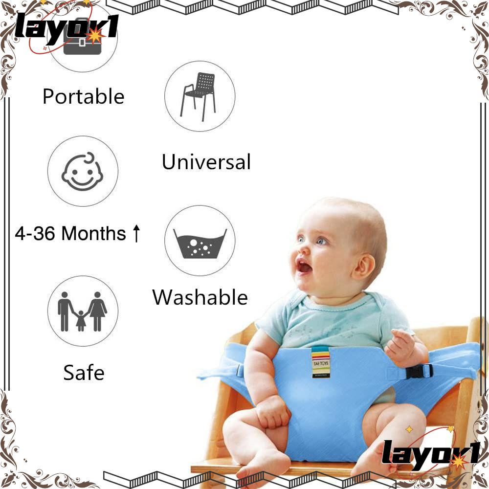 Ghế an toàn cho bé bú layor1 có dây đeo cho bé bú đai nịt tăng cường cho trẻ mới biết đi di động