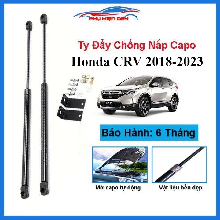 Ty thủy lực chống nắp capo Honda CRV 2018-2019-2020-2021-2022-2023 hỗ trợ mở tự động