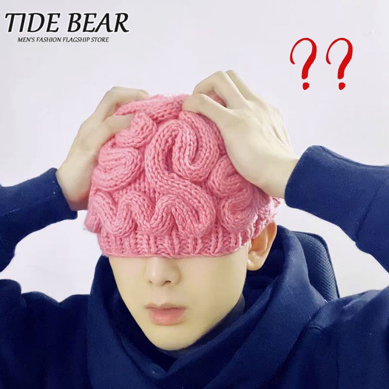 Nón len TIDE BEAR thiết kế kiểu não độc đáo làm quà tặng sinh nhật