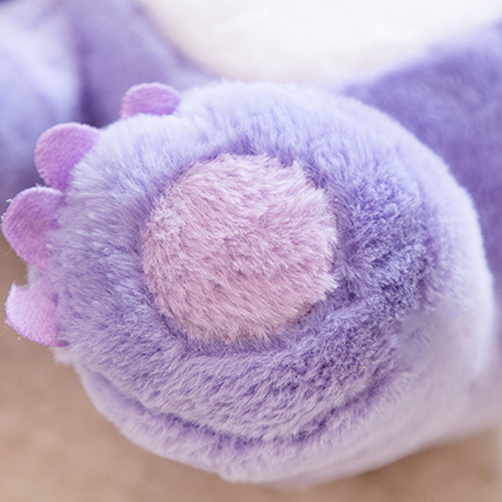 28/40cm búp bê gấu biến áp màu tím đồ chơi sang trọng gấu bông nhỏ quà tặng ngày lễ tình nhân hoạt hình tai to thời gian thoải mái