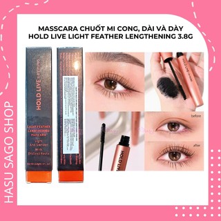 Mascara chuốt mi giúp lông mi cong, dài và dày Hold Live Light Feather Lengthening Mascara 3.8g
