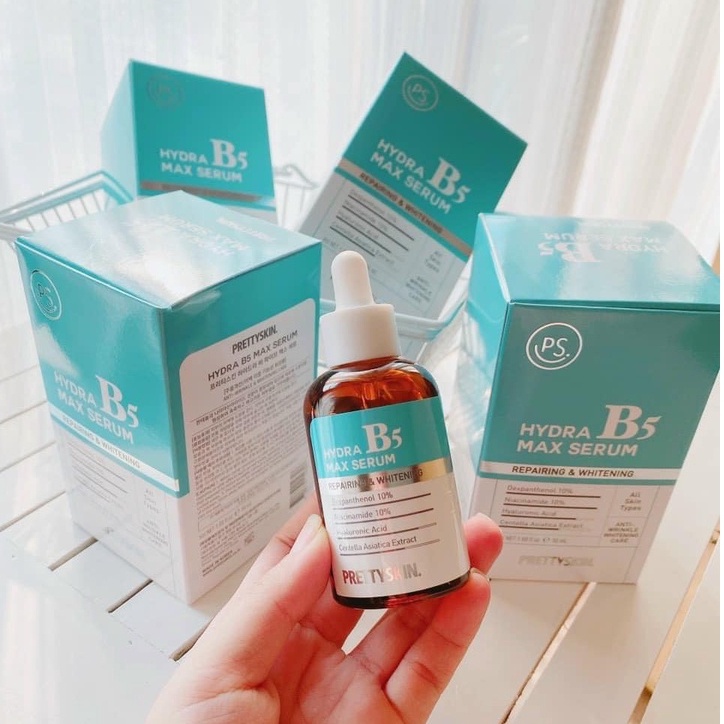 Serum B5 Pretty Skin Hydra Max Tinh Chất Phục Hồi Và Dưỡng Trắng Da 50ml