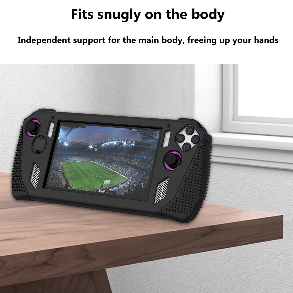 Đối với asus rog ally game console case soft silicone protection cover anti-scratch protector shell sleeve game phụ kiện