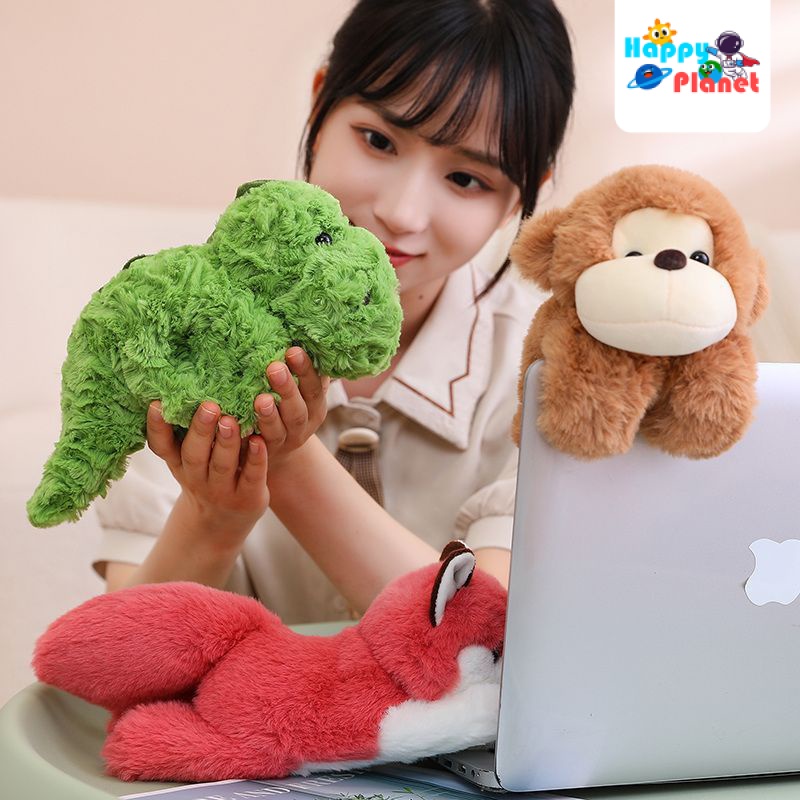 Búp Bê Nhồi Bông Hình Gấu Trúc Màu Đỏ Dùng Làm Quà Tặng Cho Bạn Gái