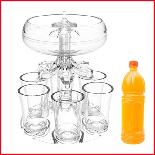 6 shot glass dispenser and holder shot pourer dispenser cocktail dispenser 6 shots party drink dispenser shot iadvn