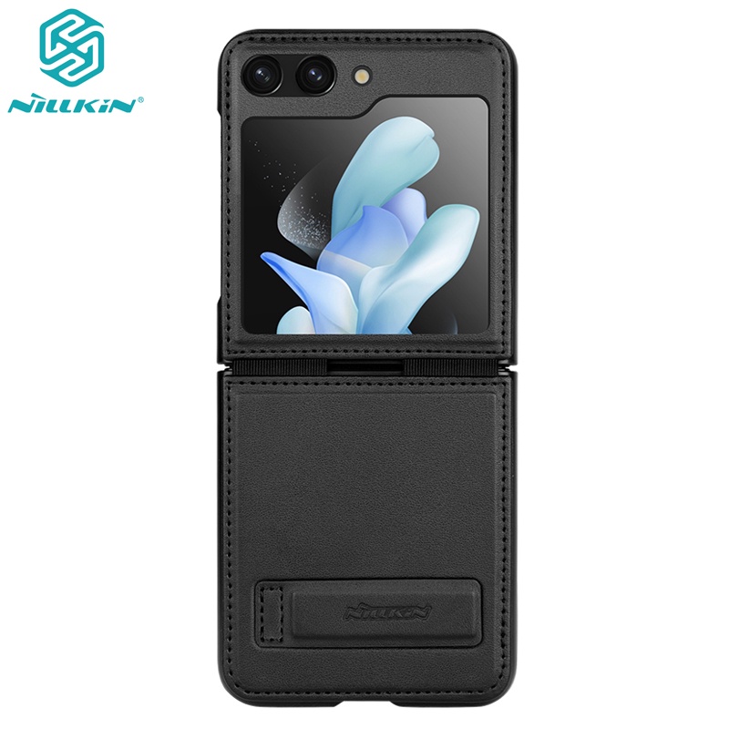 Ốp lưng Samsung Galaxy Z Flip 5 Nillkin Qin Ví bỏ túi thẻ Túi da Ốp lưng lật cho Samsung Galaxy Z Flip 5 5G