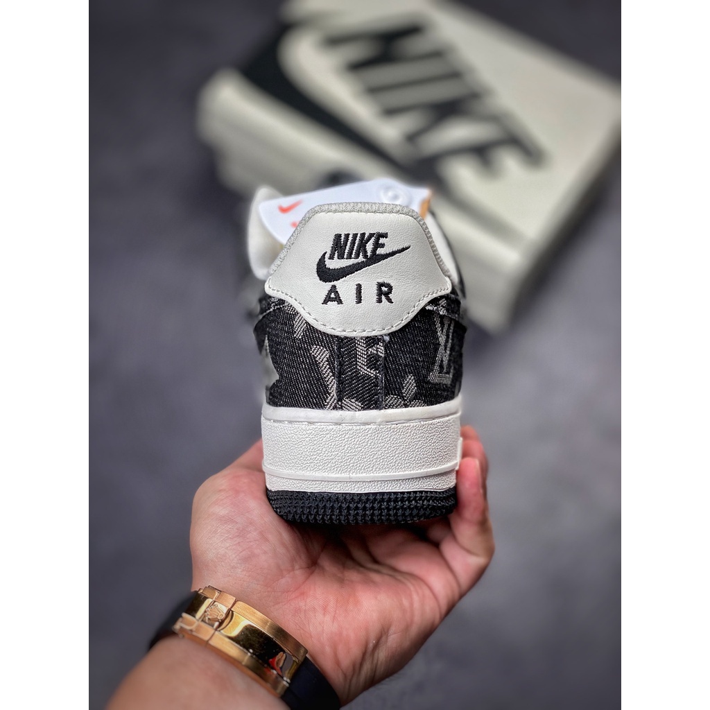 （Sản phẩm chính hãng）Giày Nike Air Force 1 Low 07 LV đen trắng hàng chính hãng 100%
