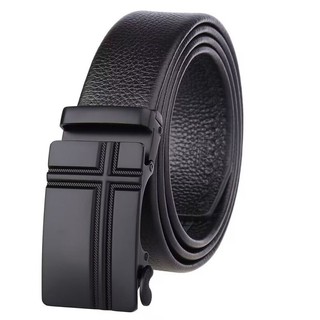 Thắt lưng nam thắt lưng da nam cao cấp thắt lưng da nam công sở thông thường khóa tự động 100% thắt lưng da bò-154