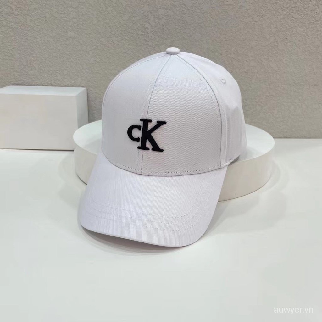 Mũ Lưỡi Trai Ck Thêu Họa Tiết Phong Cách Unisex 4YRB