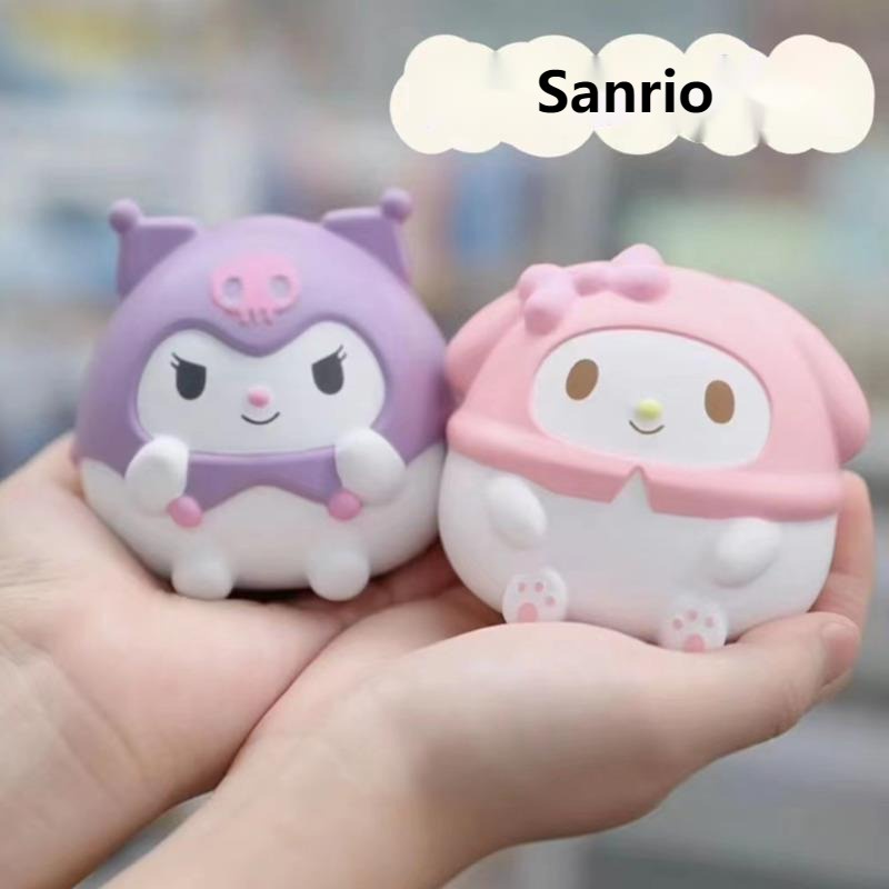 Đồ chơi giảm căng thẳng sanrio hello kitty cinnamoroll kuromi rebound decompression doll kawaii finger press vent relief toys quà tặng