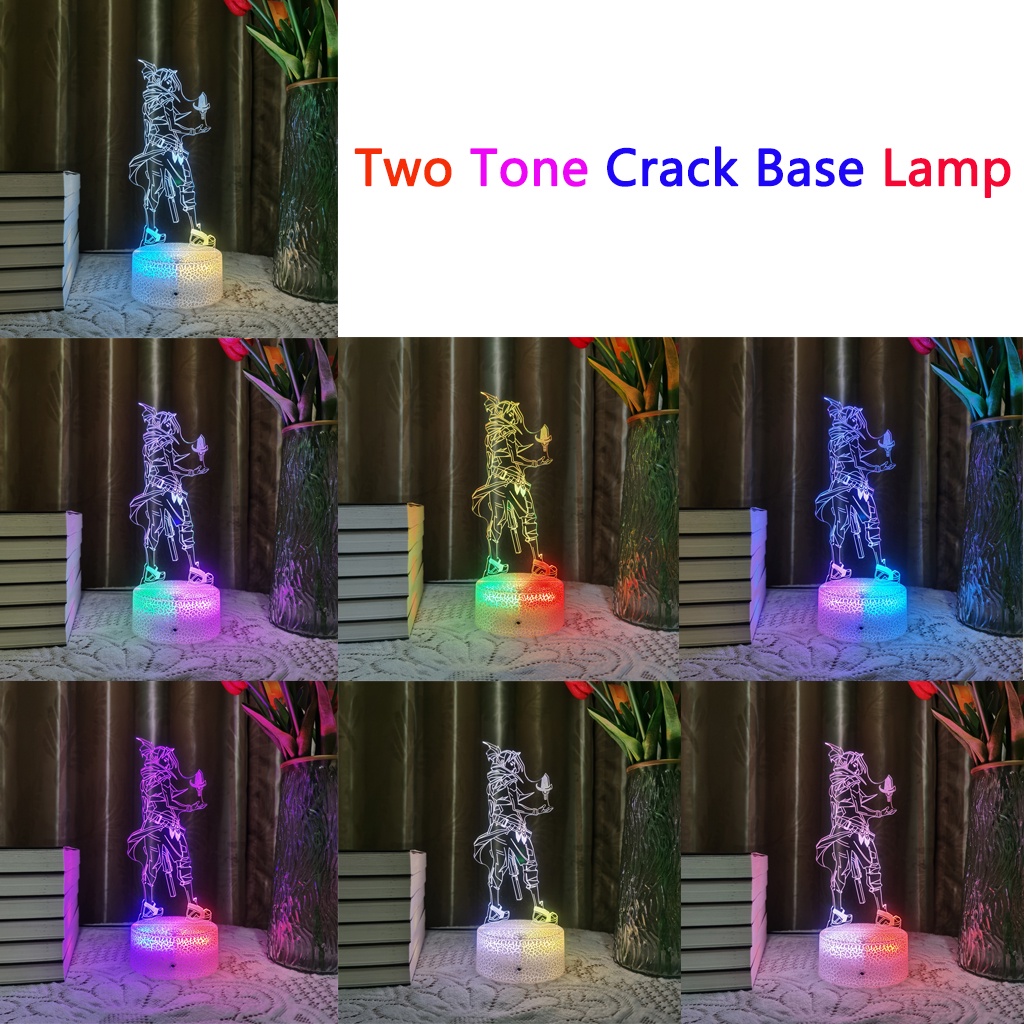 Valorant 3d led anime đèn trò chơi hình jett yoru bàn đầu giường đèn ngủ cho trẻ em trang trí nội thất phòng giáng sinh bữa tiệc ảo ảnh quà tặng