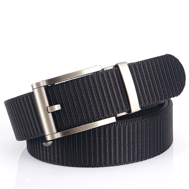 Thắt lưng vải 3,5cm cho nam unisex thắt lưng chất lượng cao cho phụ nữ dây đai thông thường sang trọng nylon ratchet belt