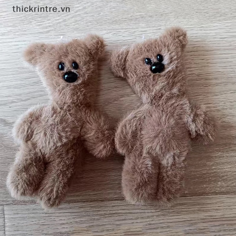 Thi squeak keychain mặt dây chuyền phim hoạt hình búp bê sang trọng dễ thương đồ chơi kawaii túi nhồi bông mềm ch đồ trang trí cho trẻ em quà tặng vn