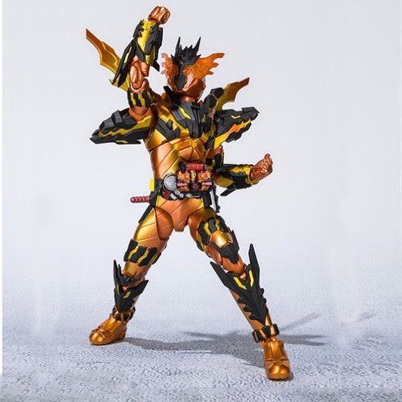 Bandai shf kamen rider rỗng xương thật khắc dung nham rồng áo giáp wu thỏ xe tăng mặt nạ siêu anh hùng mô hình hành động hình bé trai đồ chơi