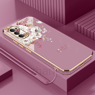 ốp lưng OPPO Reno 4 4g reno 5 Reno 4 pro Reno 5 pro Ốp Điện Thoại TPU silicone Mềm Mạ Điện Summer flower Tiết Hoa Bảo Vệ Cho OPPO Reno 4 4g reno 5 Reno 4 pro Reno 5 pro