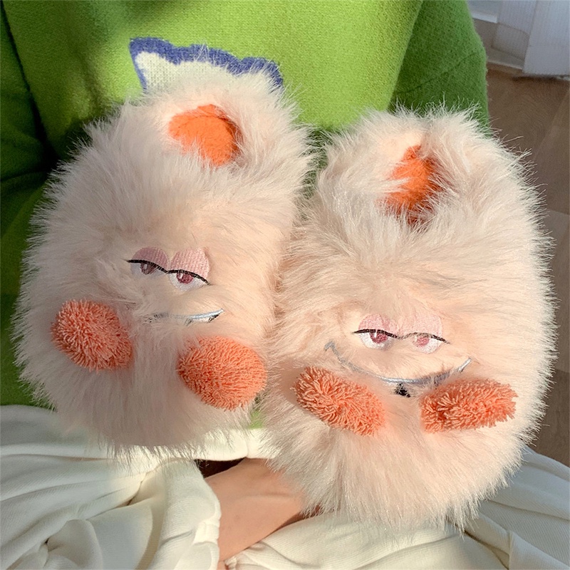 One more shoes⭐Dép Bông Đi Trong Nhà Hình Quái Vật Hoạt Hình Xinh Xắn Cho Nữ