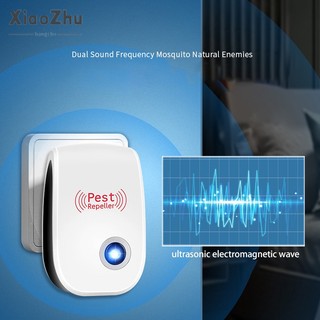 xiaozhubangchu Máy đuổi muỗi máy đuổi muỗi siêu âm máy đuổi côn trùng điện tử máy đuổi chuột gia dụng máy đuổi muỗi máy đuổi gián