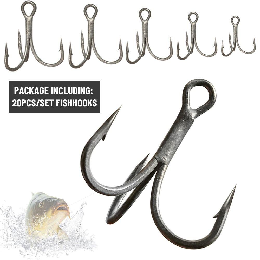 MUVAKO Set 20 Lưỡi Câu Cá Siêu Bền