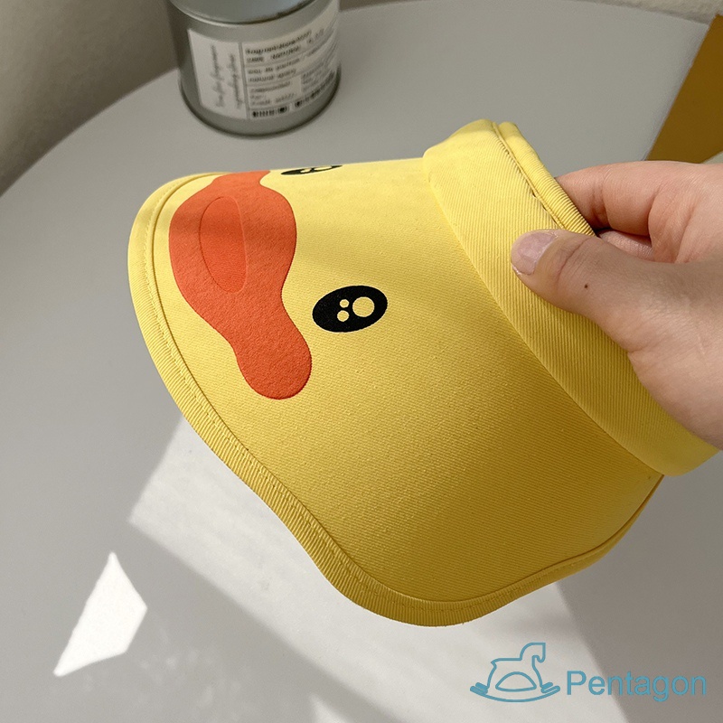 Mũ Lưỡi Trai Hở Chóp Chống Tia Uv Họa Tiết Hoạt Hình Thời Trang Mùa Hè Cho Bé