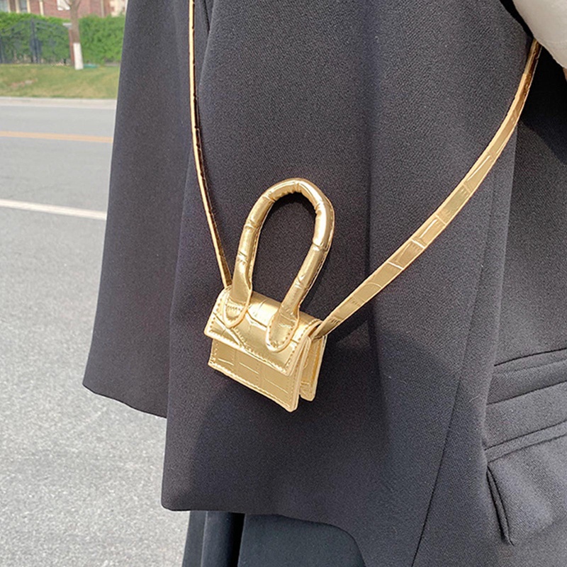 Túi Đeo Chéo Mini Hình Vuông Thời Trang Dành Cho Nữ