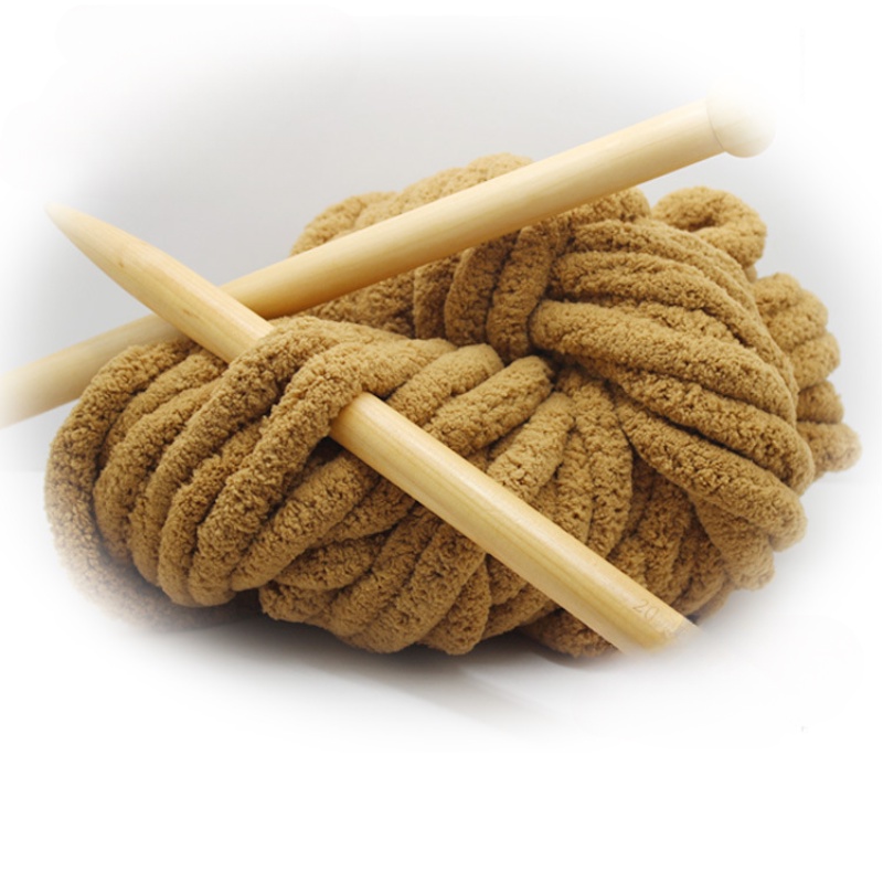 Cuộn len Chenille 250gr siêu mềm mại, Len Chunky Cuộn To