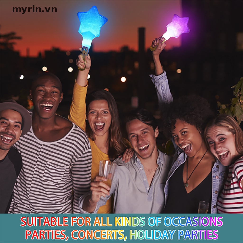 Gậy Phát Sáng Đèn LED Hình Ngôi Sao / Trái Tim Xinh Xắn