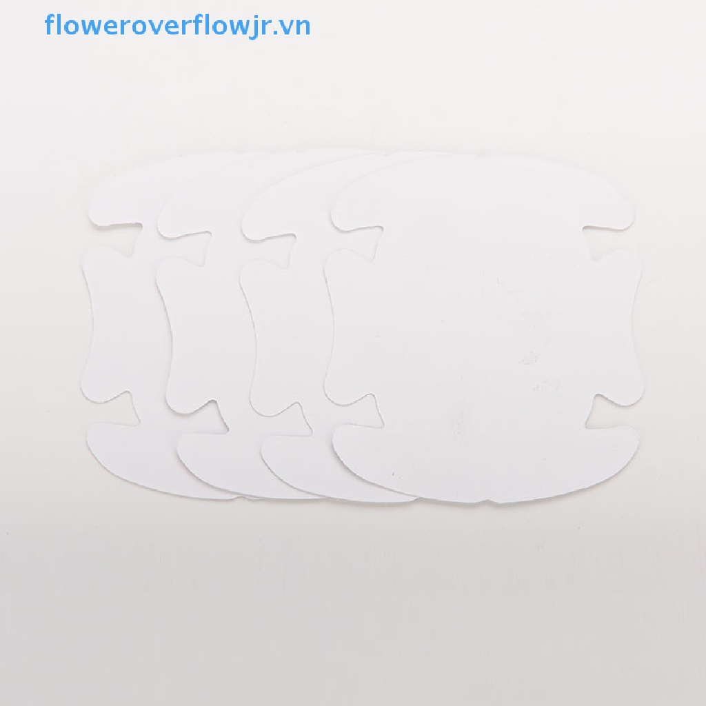 Bộ 4 Miếng Phim Trong Suốt Dán Bảo Vệ Cốc Nước / Tay Cầm Cửa Xe Hơi