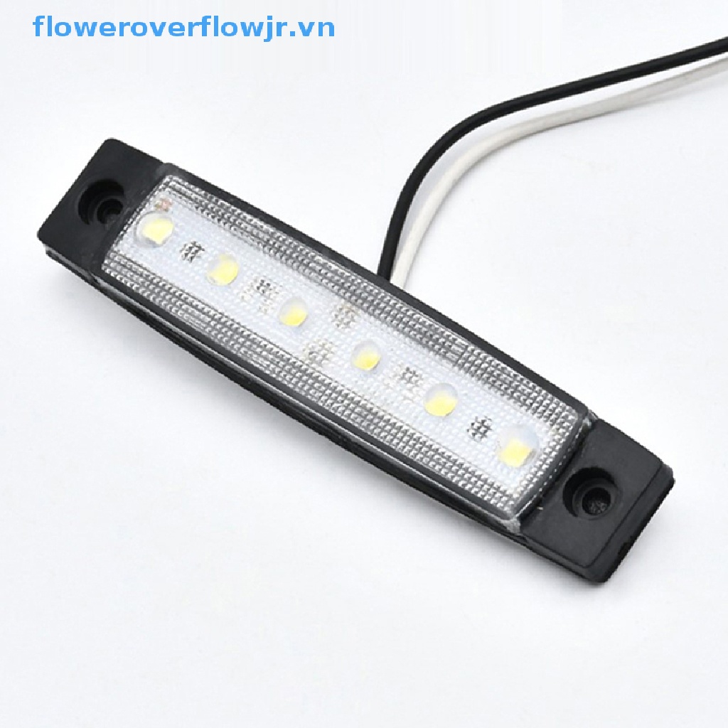 1 Đèn Tín Hiệu 6 Bóng Led 12V / 24V Cảnh Báo Cho Đuôi Xe Tải
