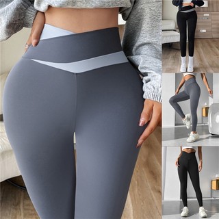 Liền mạch quần legging nữ thể dục quần tập yoga vượt qua eo tập luyện quần legging người phụ nữ booty nâng quần tập gym legging