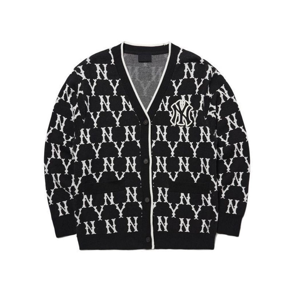 Áo Khoác Cardigan Len Thêu Chữ NY Hàng Quảng Châu Cao Cấp Loại 1 Có Sẵn