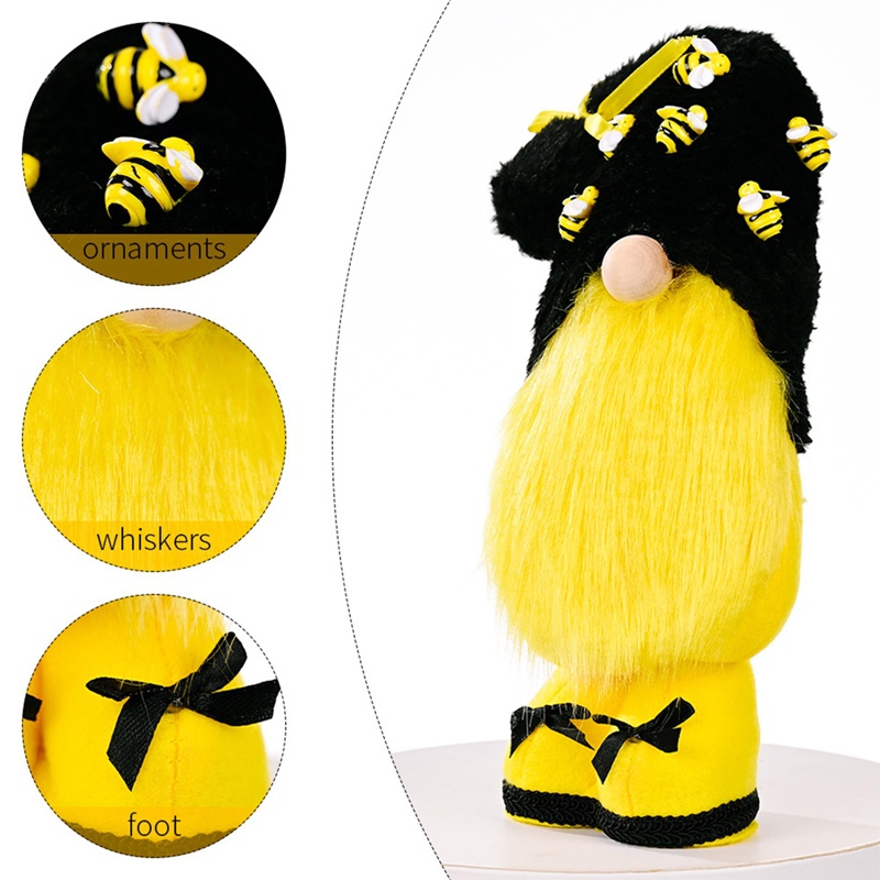 Búp Bê Hình Chú Ong Không Mặt Dùng Để Trang Trí Tiệc