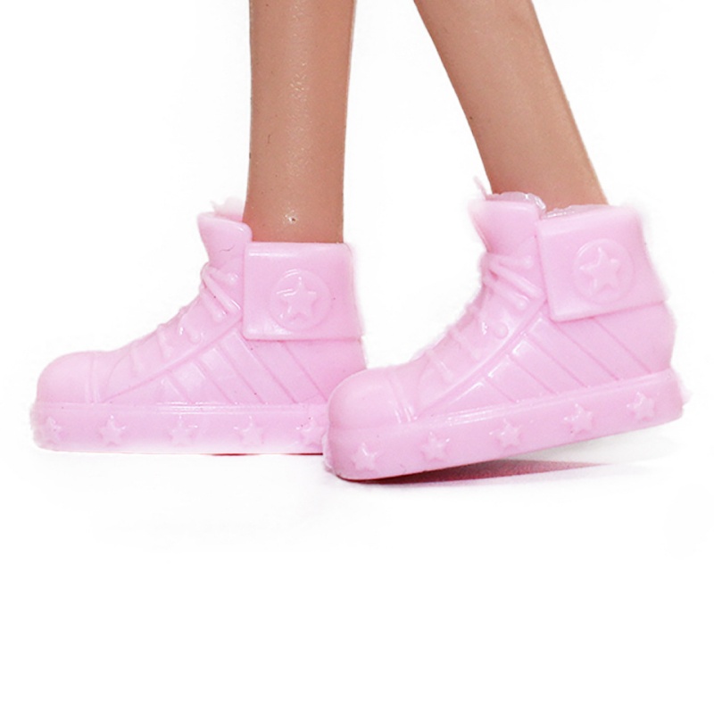 1 Đôi Giày Đế Bằng 30cm Dành Cho Búp Bê Barbie